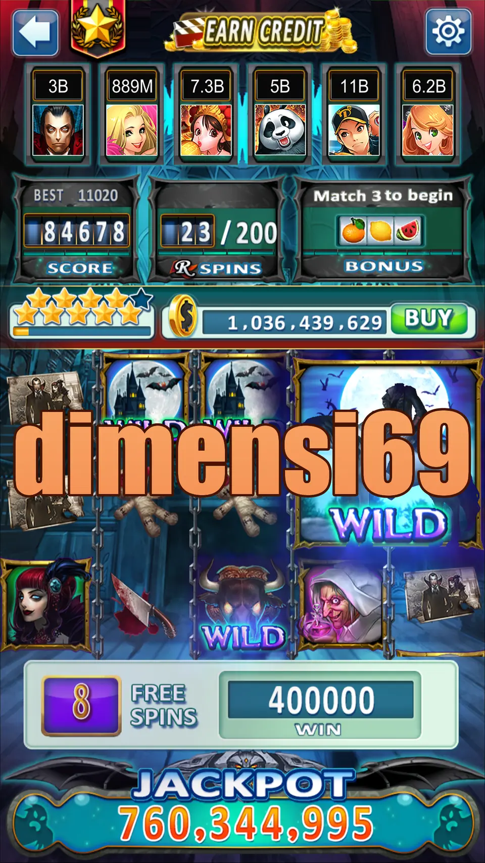 dimensi69 Masuk